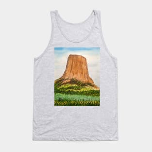 Devils Tower monument Tank Top